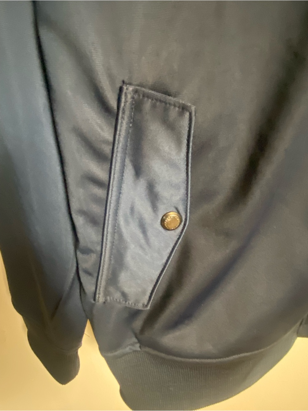 Men’s Sean John navy bomber track jacket size Large, VGC - Picture 6 of 10